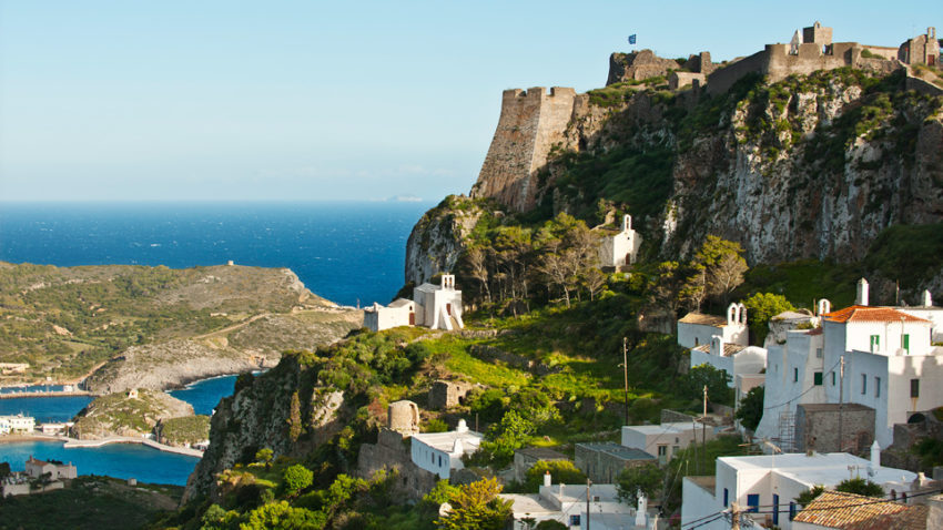 Castle of Chora in the capital of Kythira